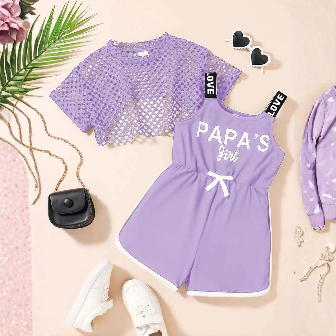 Conjunto Camiseta Malha + Top Halter com Shorts 2 Peças - Mariê