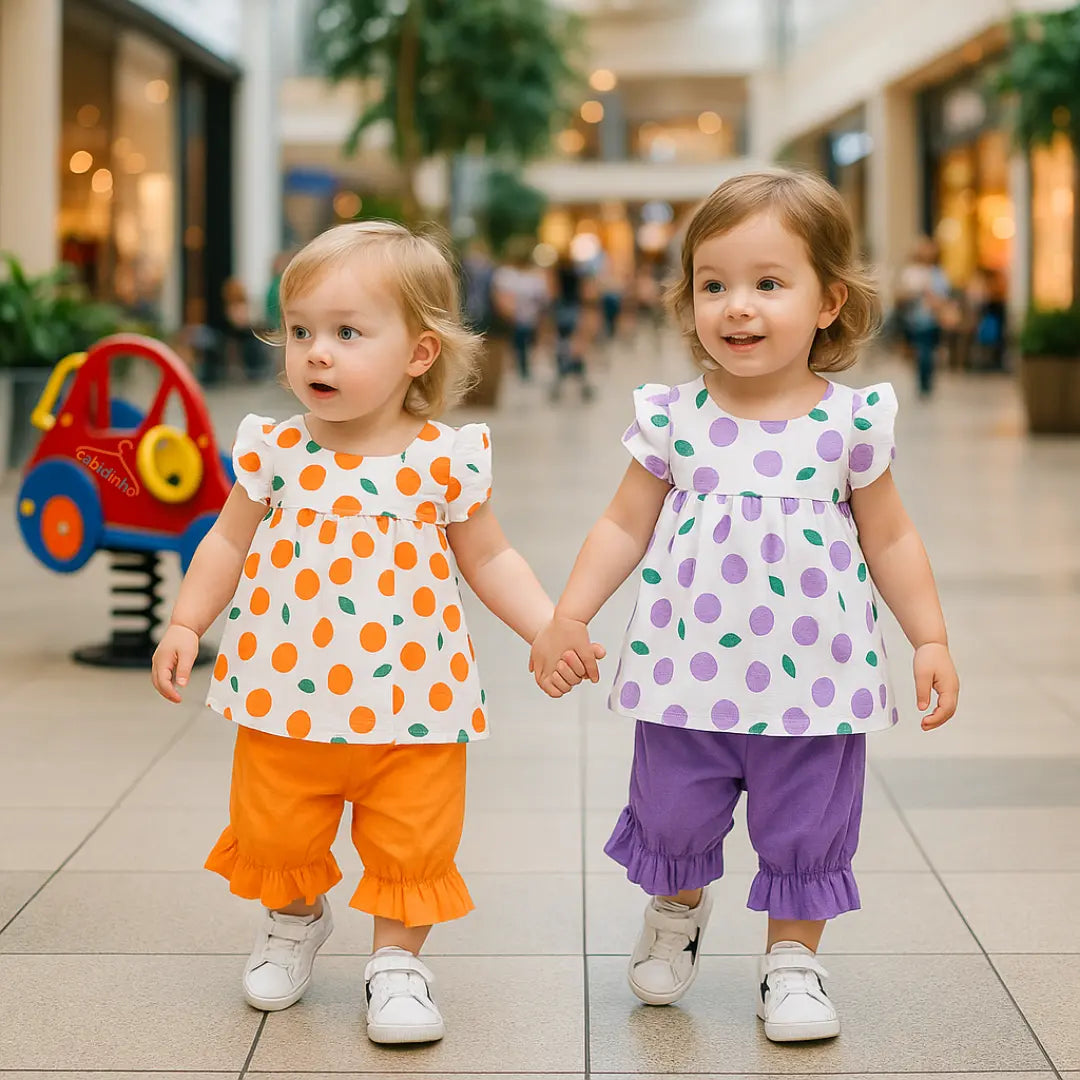 Kit Vestido + Shorts Casual 2 Peças – Joaninha