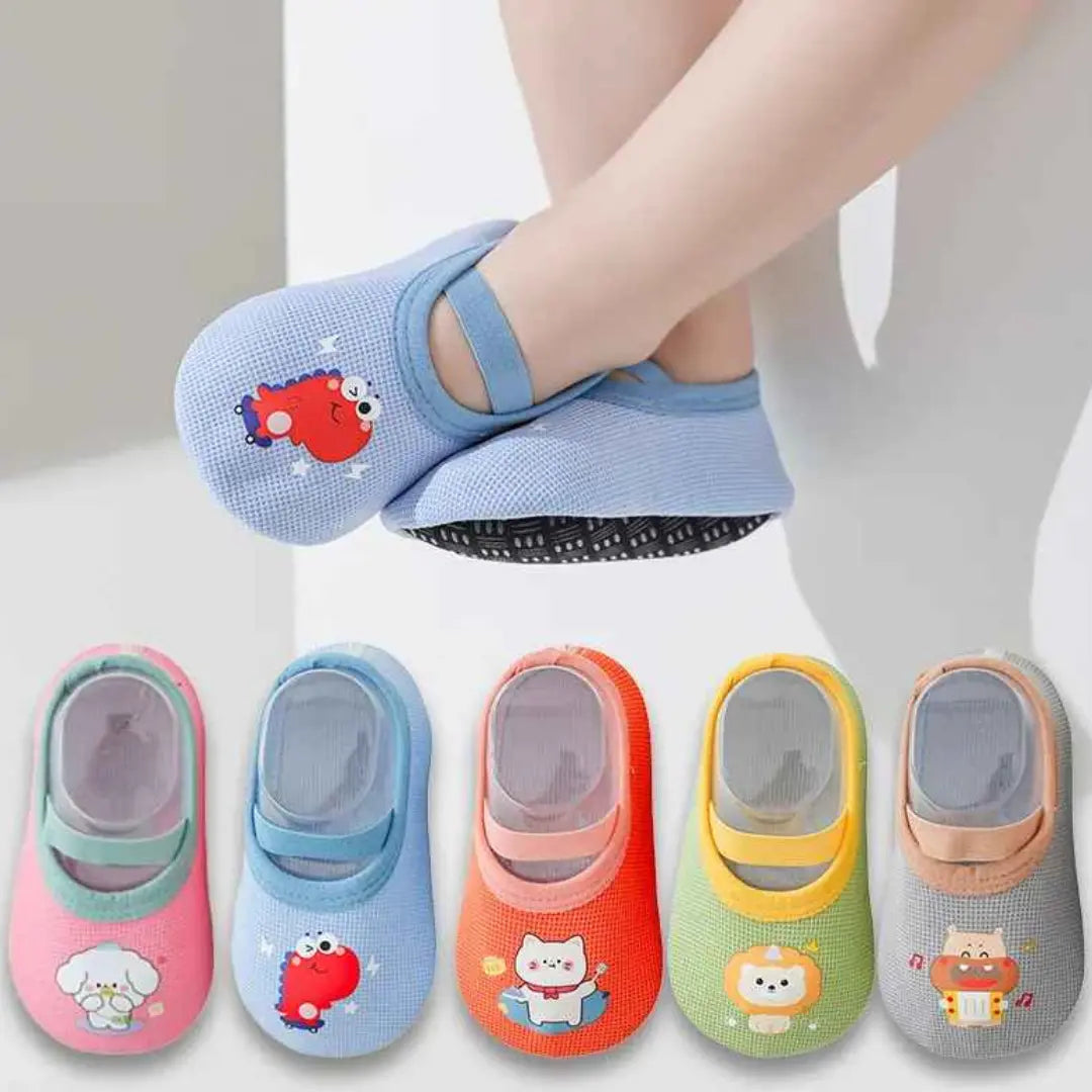 Kit Sapatos Infantis Antiderrapantes Conforto e Segurança 4 Pares - Jardim de Infância