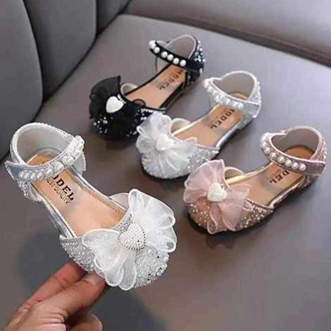 Sandália Com Strass e Laço Estilo Princesa - Charlotte