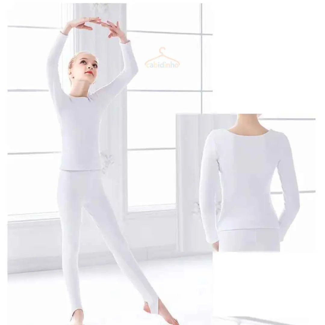 Conjunto Roupa Interior Térmica Infantil Calça e Camiseta Manga Comprida - Warm