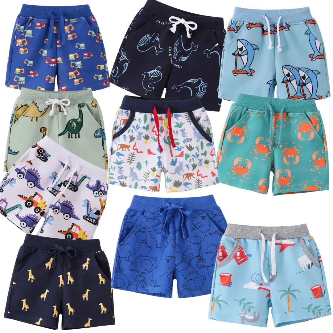 Kit Shorts Bermuda Infantil 2 Peças - Caranga
