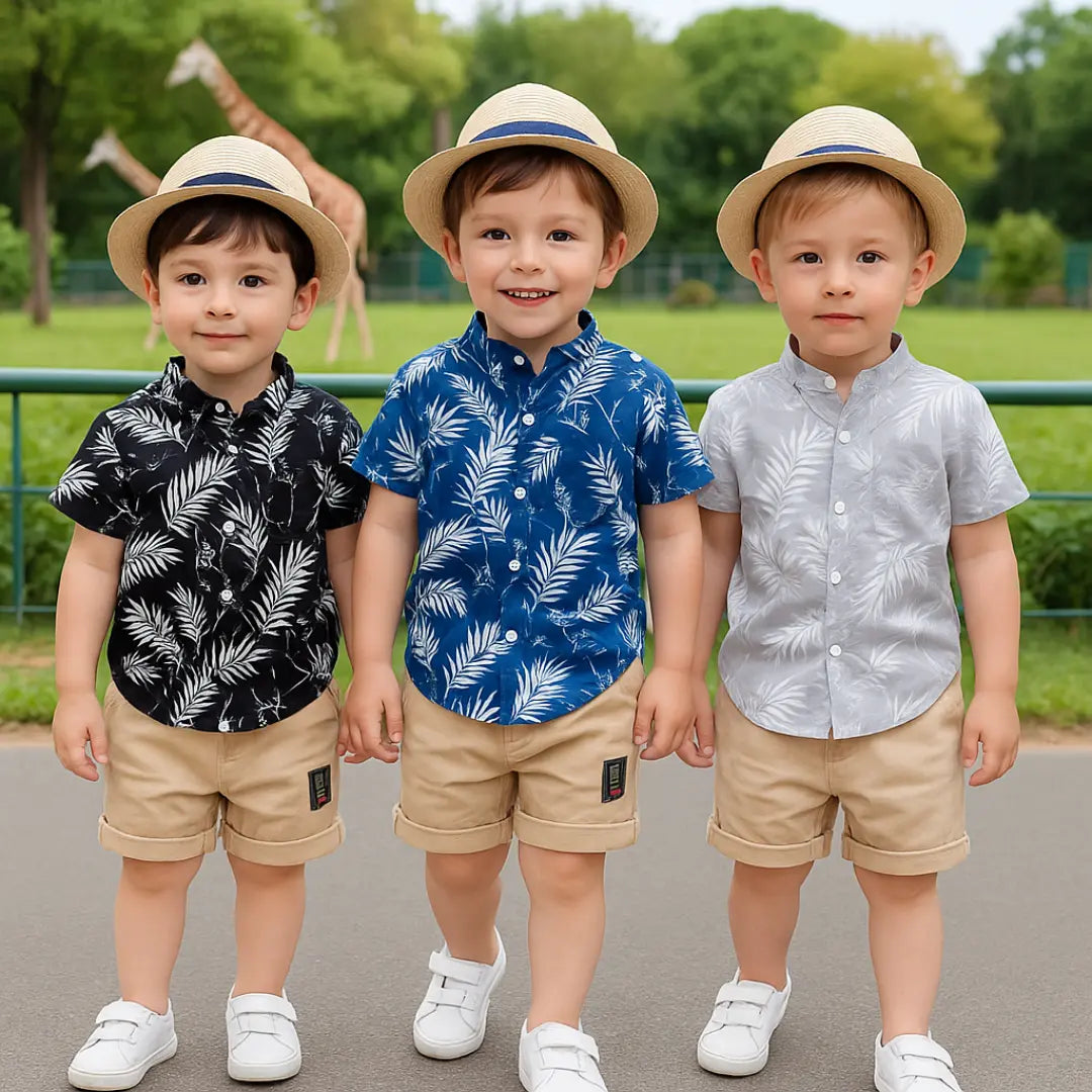 Kit Camisa + Shorts Casual Verão 2 Peças - Mauricio