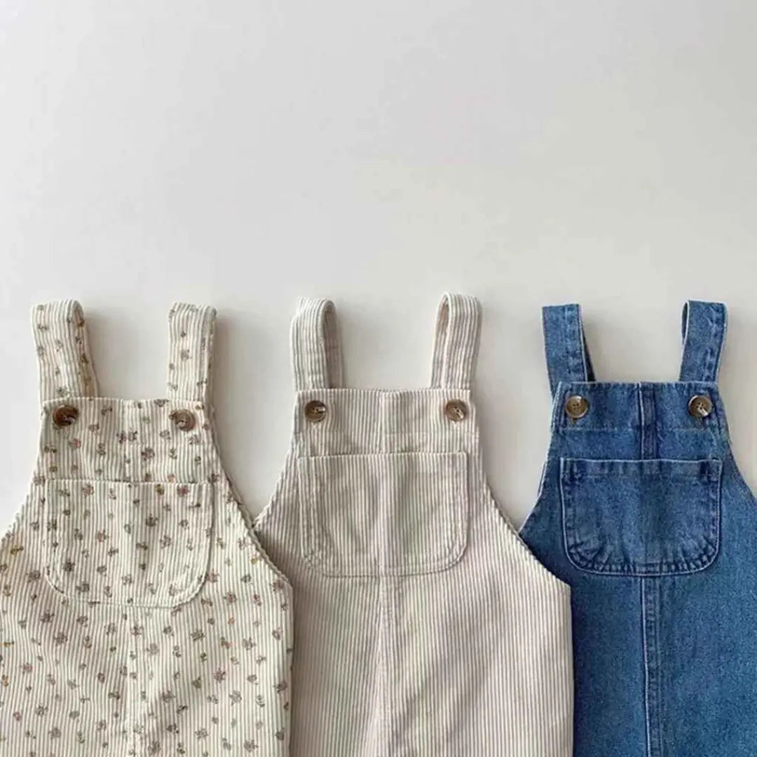 Conjunto Macacão Infantis Jeans sem Mangas Leve 2 Pague 1 - Chefa