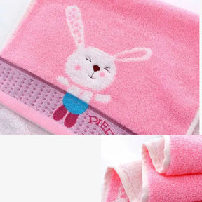 Toalha Infantil Macia e Absorvente Bordado Jacquard Desenhos Animados - José