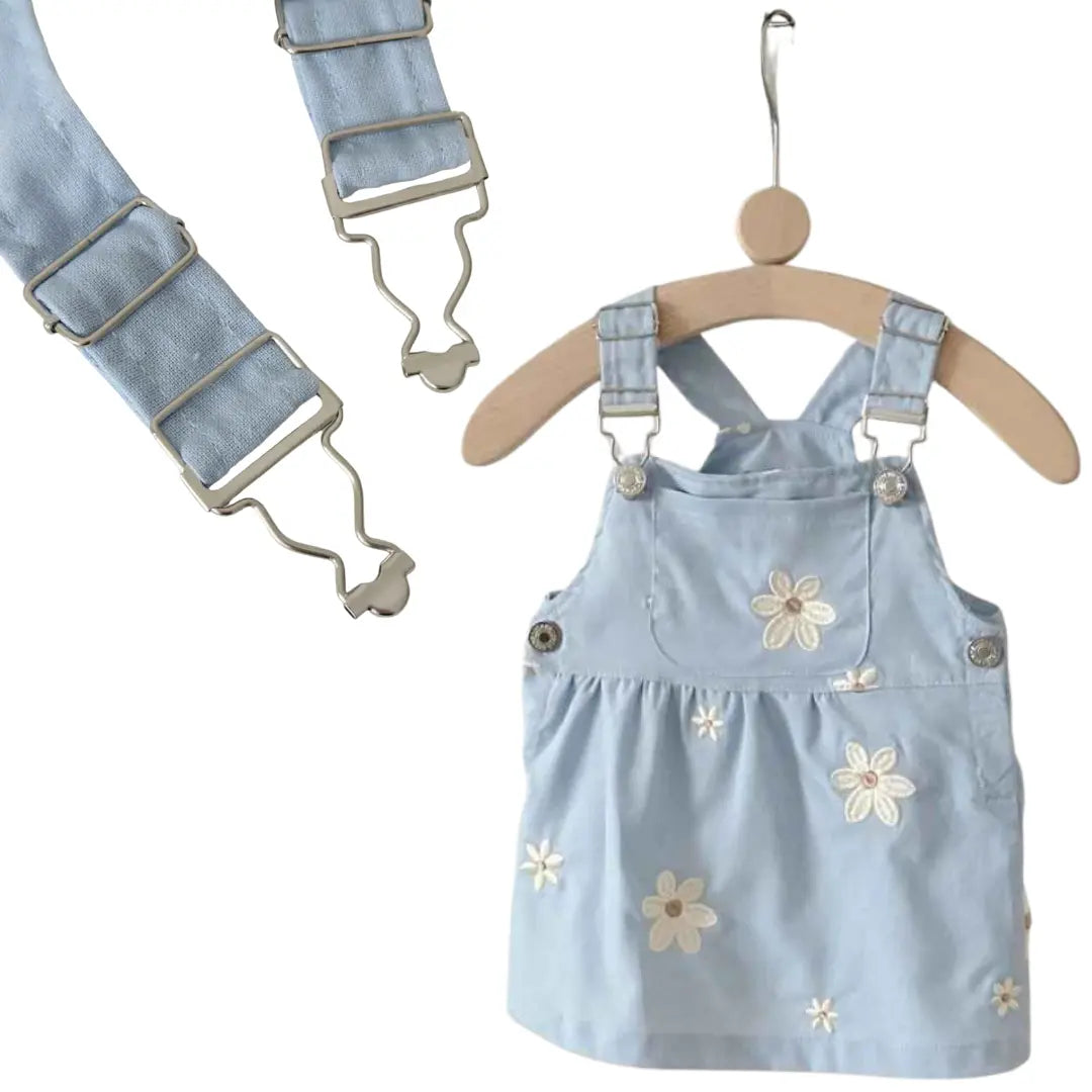 Macacão Infantil Jardineira com Alças e Bolsos - Margarith