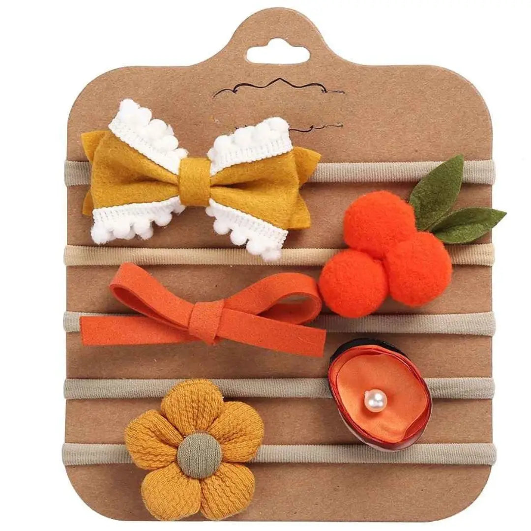 Faixas de Cabelo Adereços Acessórios 5 Peças - Manu