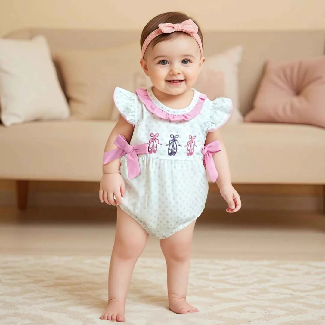 Body Menina Manga Voadora Com Babados  - Lola