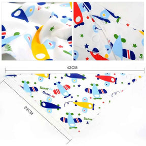 Kit Babadores para Bebê de Algodão Chicos - Leve 5 Pague 3