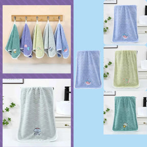 Kit Toalha de Banho em Veludo Coral Macia Absorvente e Confortável 3 Peças - Levi