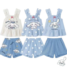 Conjunto de Roupas Confortáveis Camisola + Shorts - 2 Peças - Isolina