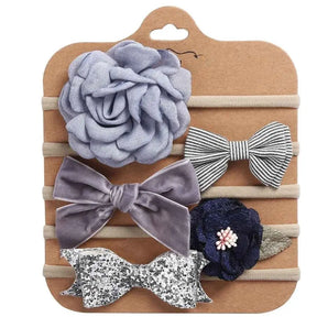 Faixas de Cabelo Adereços Acessórios 5 Peças - Manu