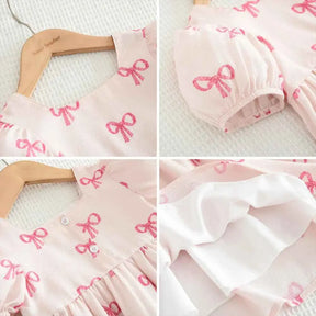 Vestido Infantil Estampa de Laços - Penelope