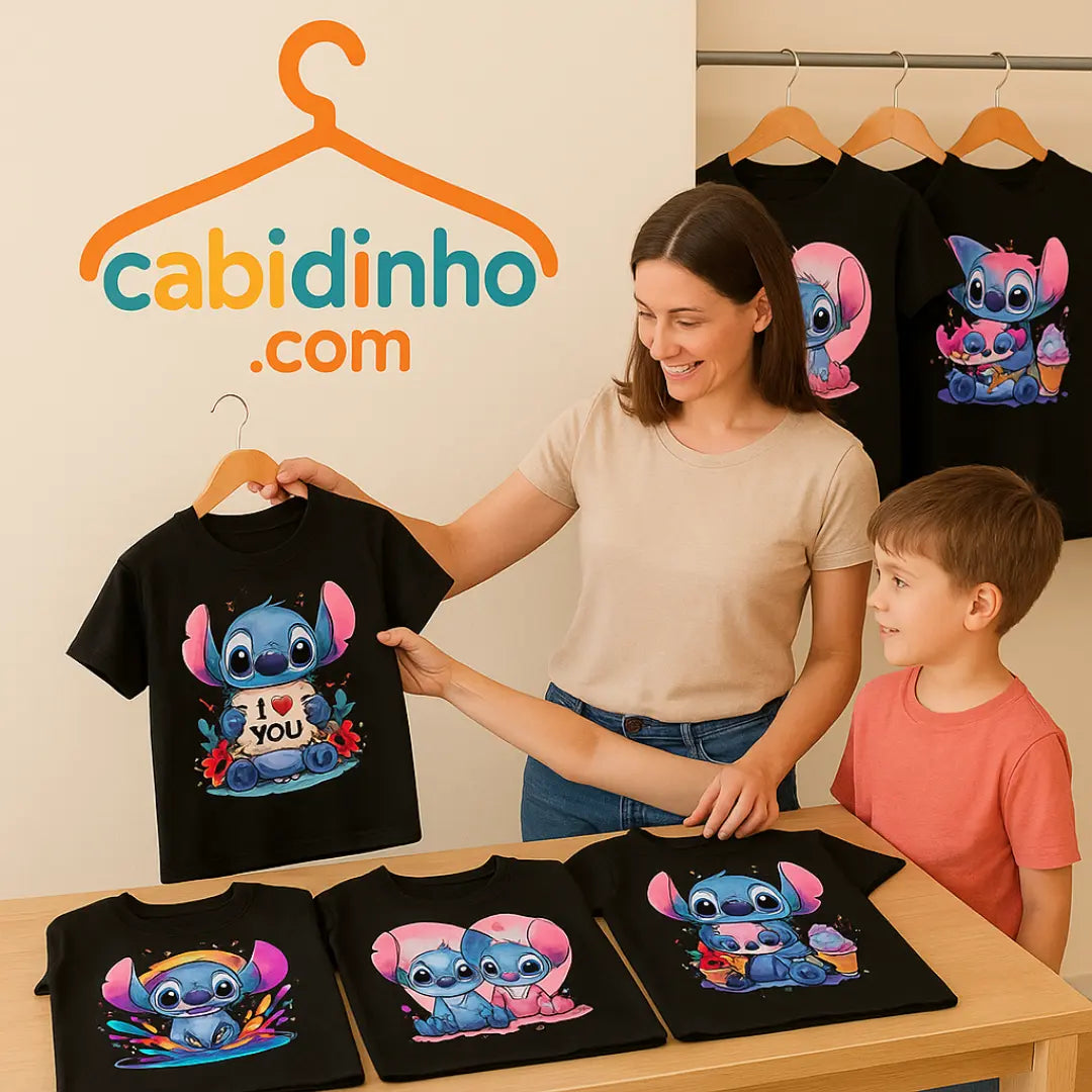 Kit Camiseta Infantil Disney Lilo Leve 2 Pague 1 - LiloDisney