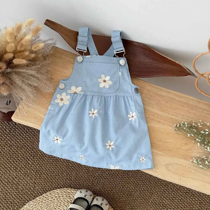 Macacão Infantil Jardineira com Alças e Bolsos - Margarith