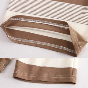 Kit Camiseta + Shorts Listrado 6 Peças - Julyo