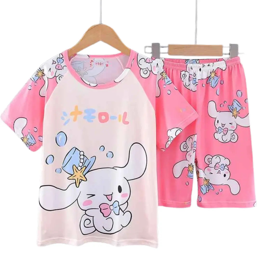 Conjunto de Roupas Casual Confortáveis dos Desenhos Animados - Lilina