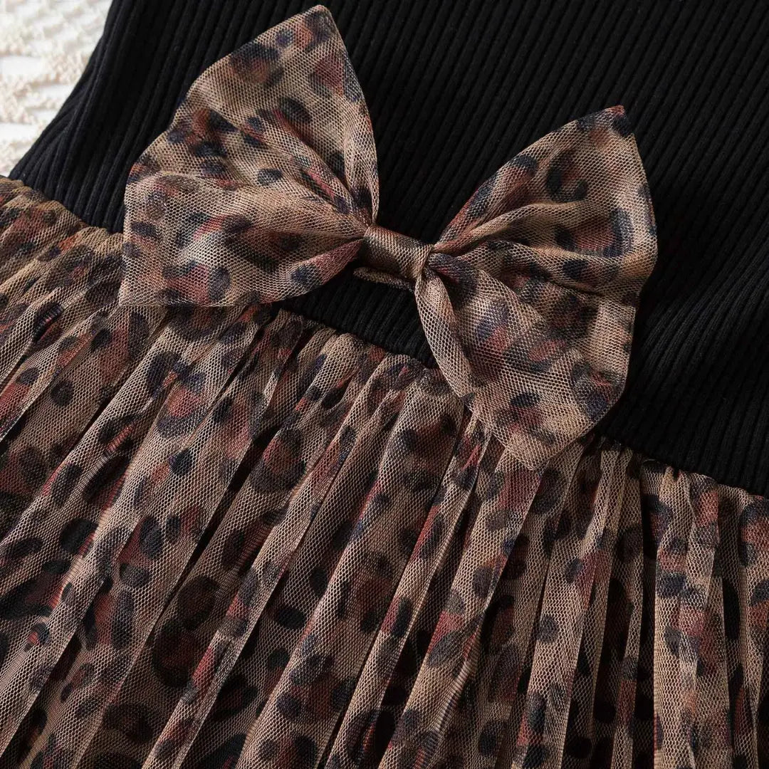 Kit Vestido Infantil Floral com Tule e Babados - Sophia