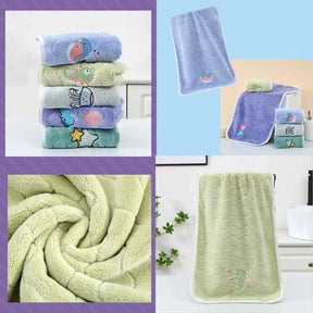 Kit Toalha de Banho em Veludo Coral Macia Absorvente e Confortável 3 Peças - Levi