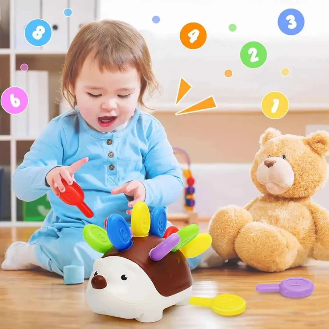 Brinquedo Ouriço montessori Educativo - Oriço