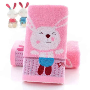 Toalha Infantil Macia e Absorvente Bordado Jacquard Desenhos Animados - José