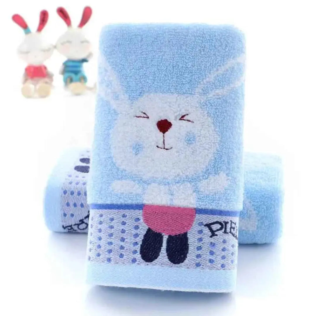 Toalha Infantil Macia e Absorvente Bordado Jacquard Desenhos Animados - José