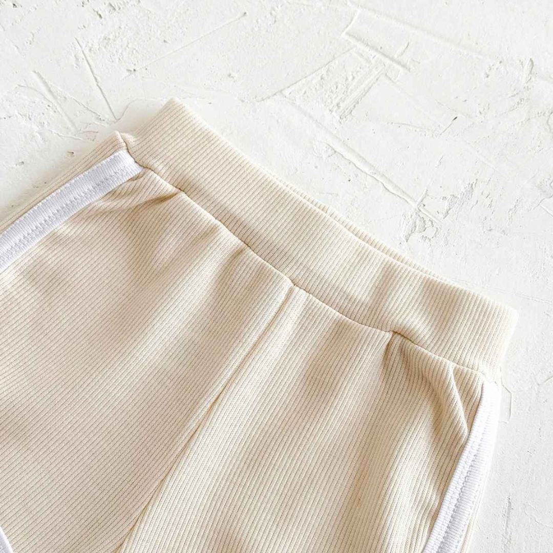 Conjunto Lazer Bebê Bordado Sorvete Camisa + Shorts 2 Peças - Ruthammy