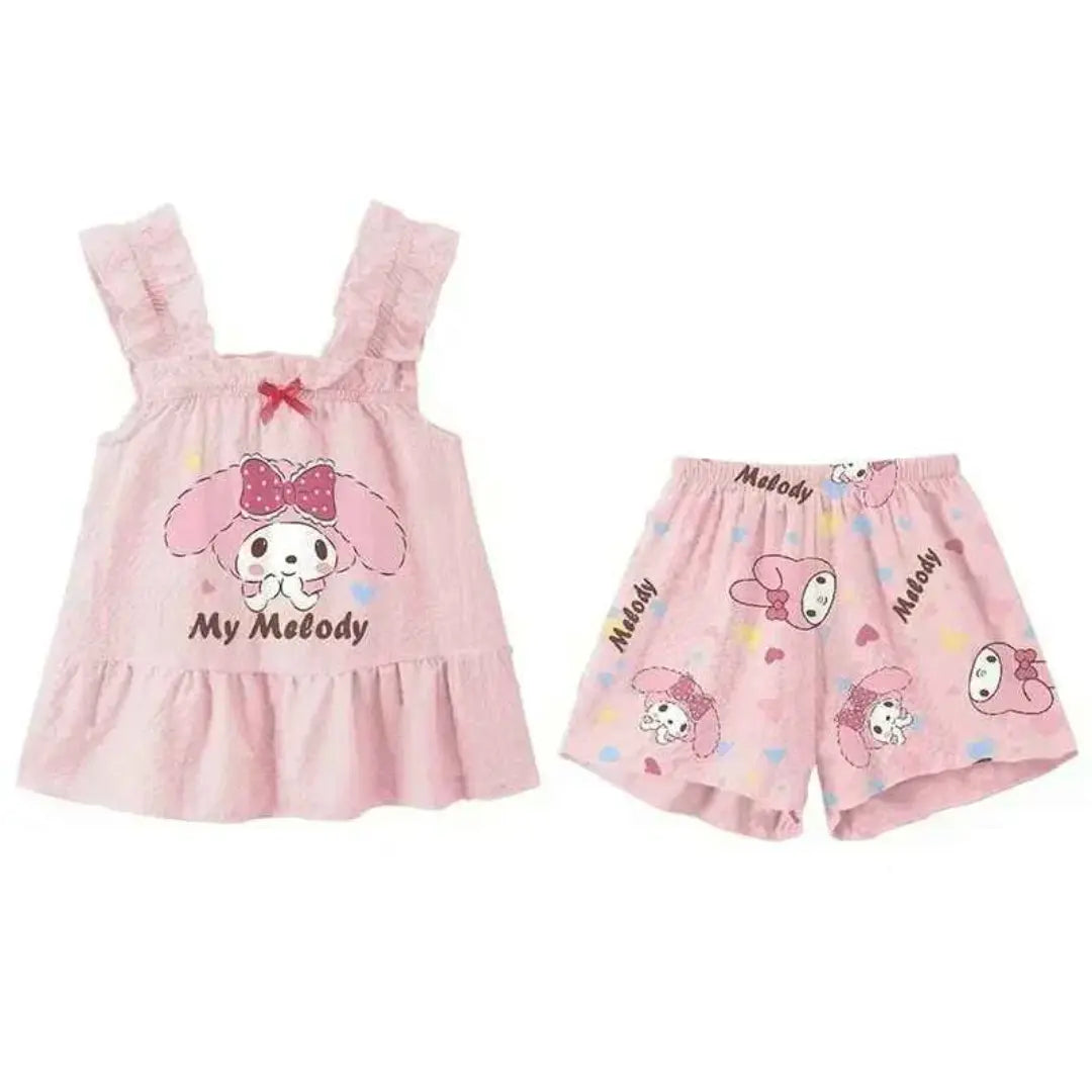 Conjunto de Roupas Confortáveis Camisola + Shorts - 2 Peças - Isolina