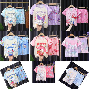 Conjunto de Roupas Casual Confortáveis dos Desenhos Animados - Lilina