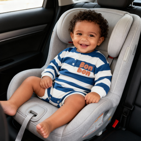 Kit Macacão Listrado Recém-Nascidos Algodão 2 Peças - Willian