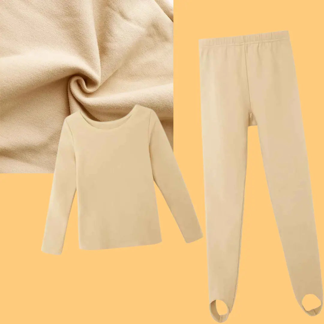 Conjunto Roupa Interior Térmica Infantil Calça e Camiseta Manga Comprida - Warm