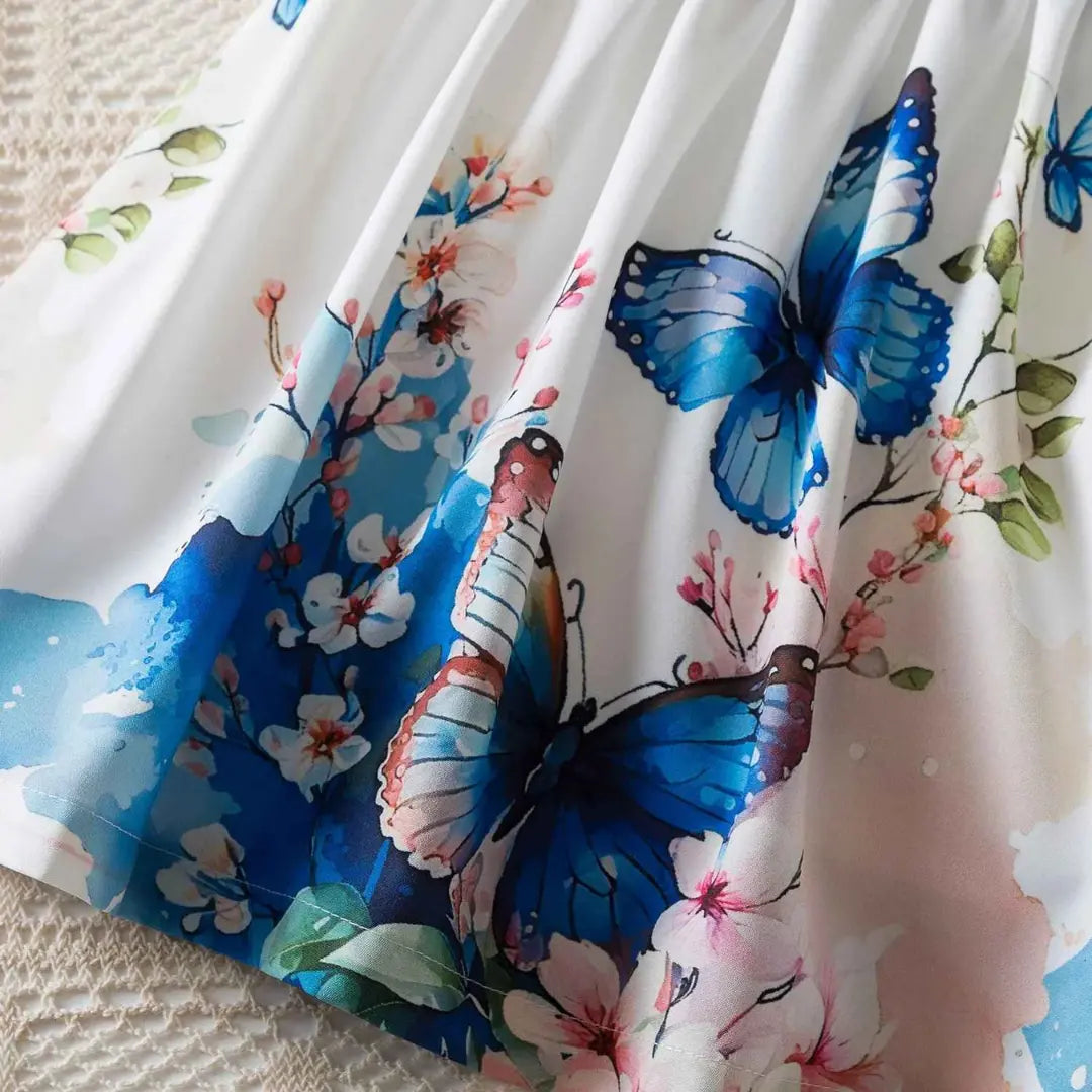 Kit Vestido Infantil Floral com Tule e Babados - Sophia