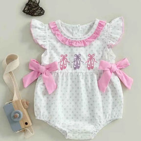 Body Menina Manga Voadora Com Babados  - Lola