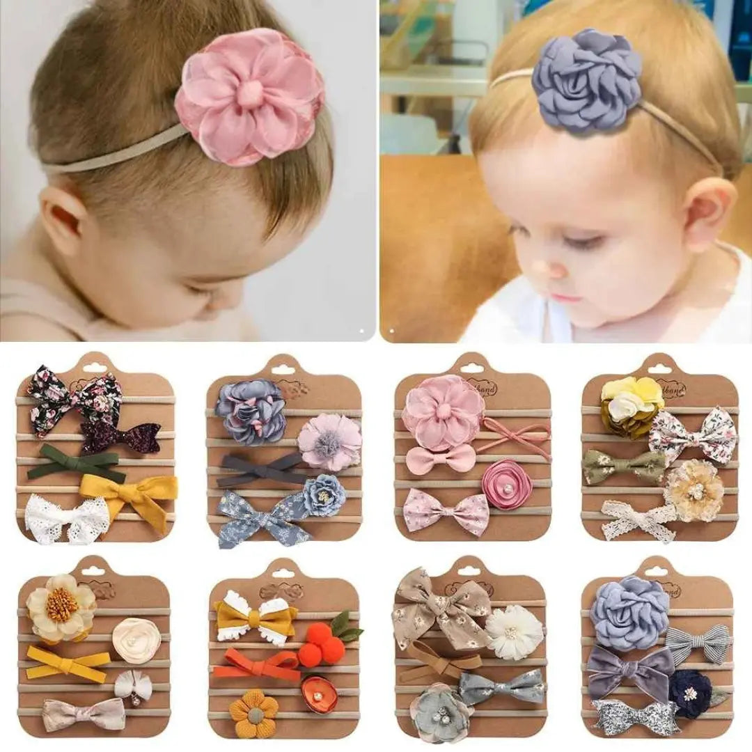 Faixas de Cabelo Adereços Acessórios 5 Peças - Manu