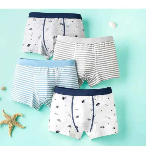 Kit Cuecas Boxer de Algodão Antimicrobianas Sem Costura e Confortáveis 4 Peças - Enzo