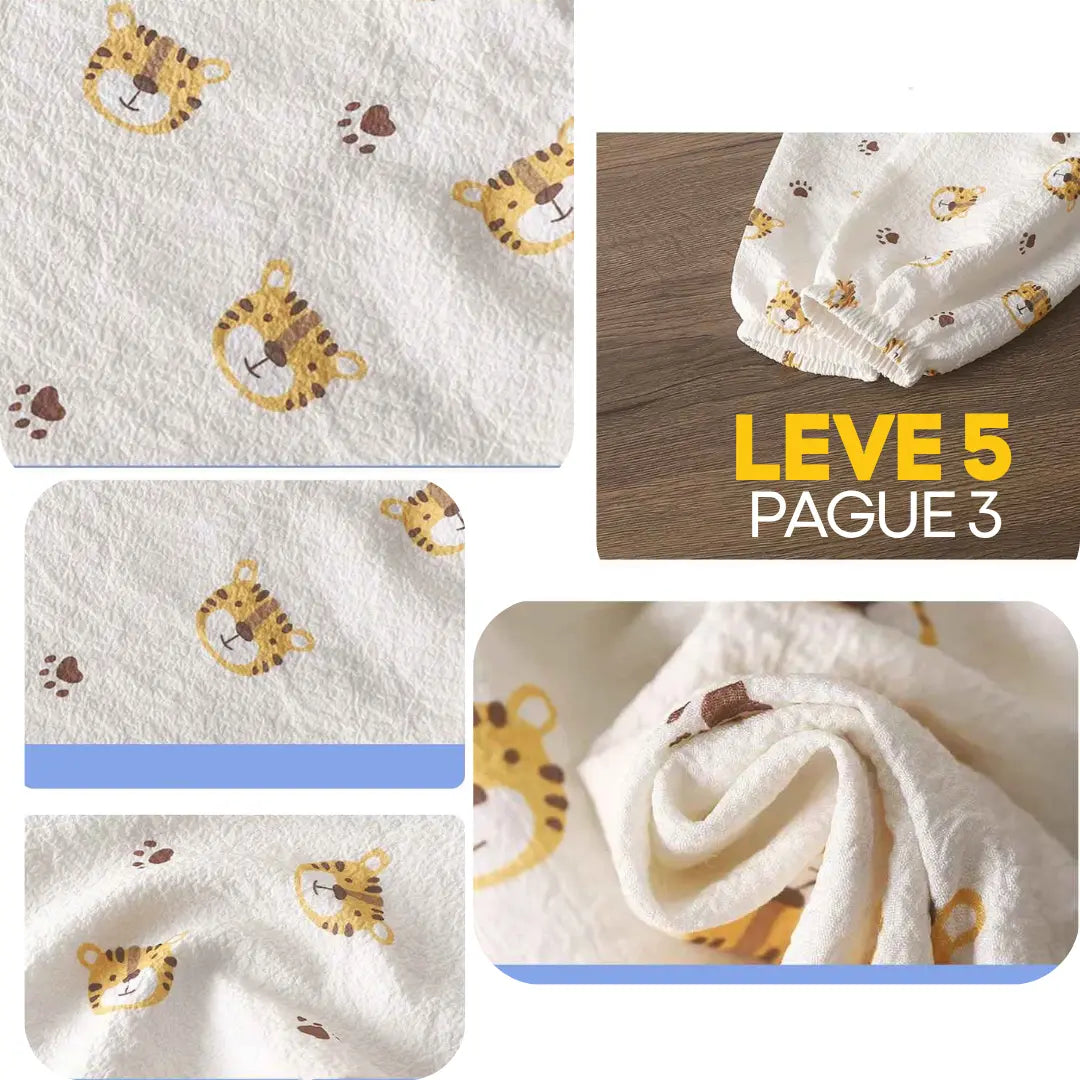 Kit Calças Infantil Soltas Respirável Leve 5  Pague 3 - Balbun