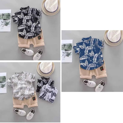 Kit Camisa + Shorts Casual Verão 2 Peças - Mauricio