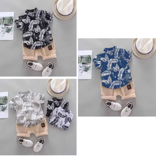 Kit Camisa + Shorts Casual Verão 2 Peças - Mauricio