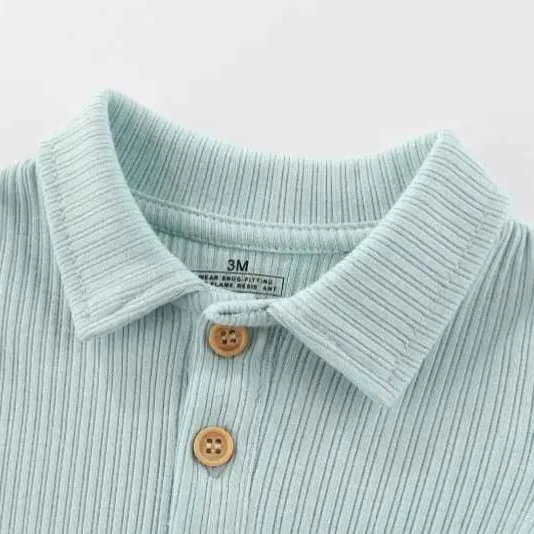 Kit Macacão Bodysuits Manga Curta Bebê de Algodão 5 Peças - Thammy