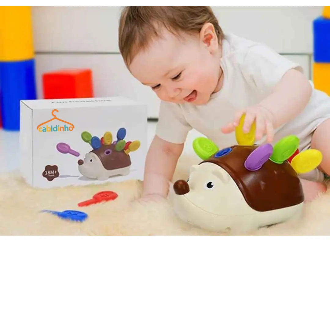 Brinquedo Ouriço montessori Educativo - Oriço