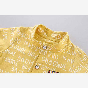 Conjunto Camisa + Bermuda Traje Casual 2 Peças - Heitor