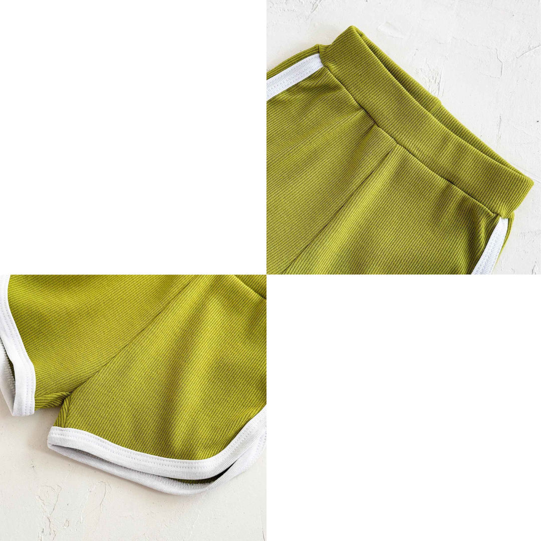 Conjunto Lazer Bebê Bordado Sorvete Camisa + Shorts 2 Peças - Ruthammy