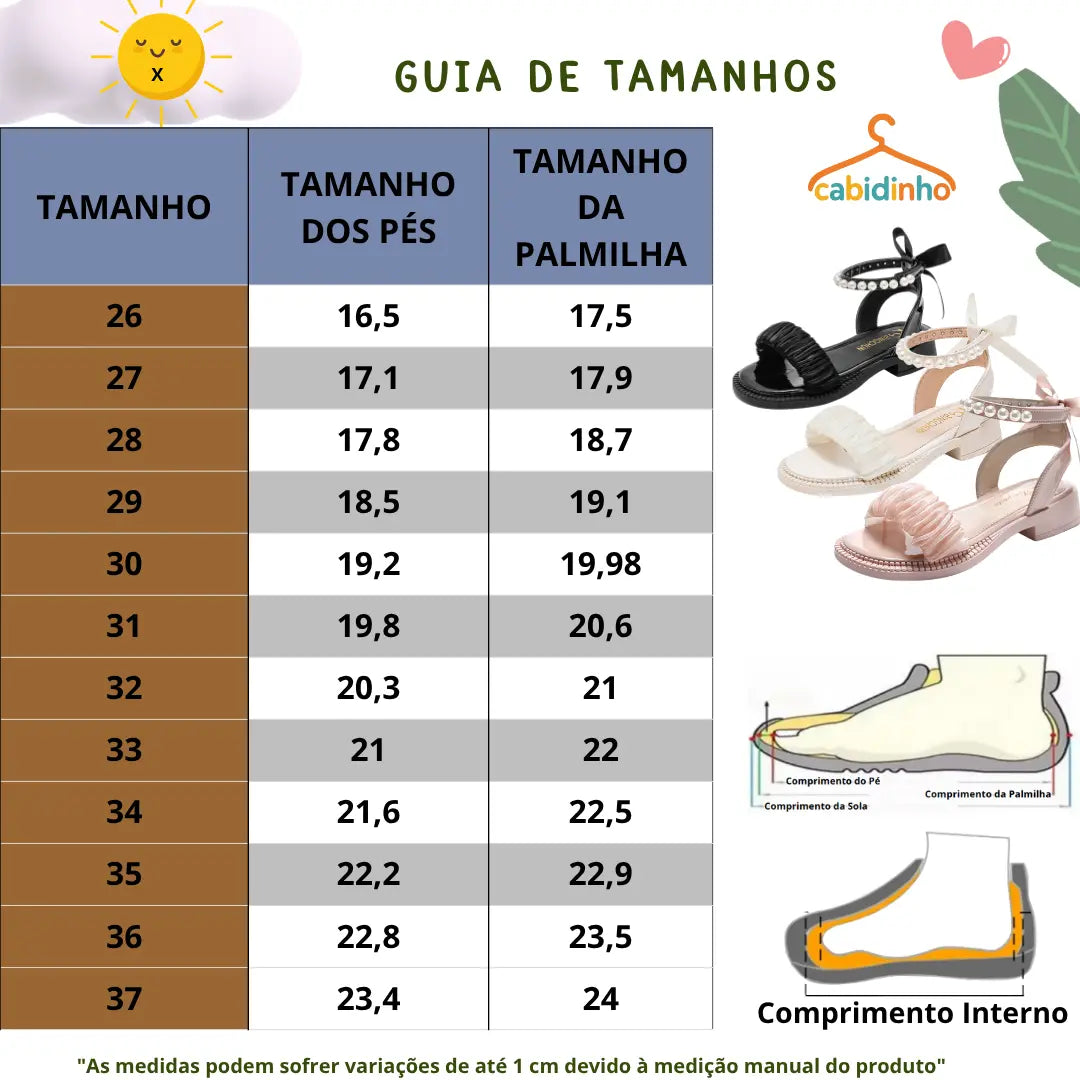 Guia de Tamanhos