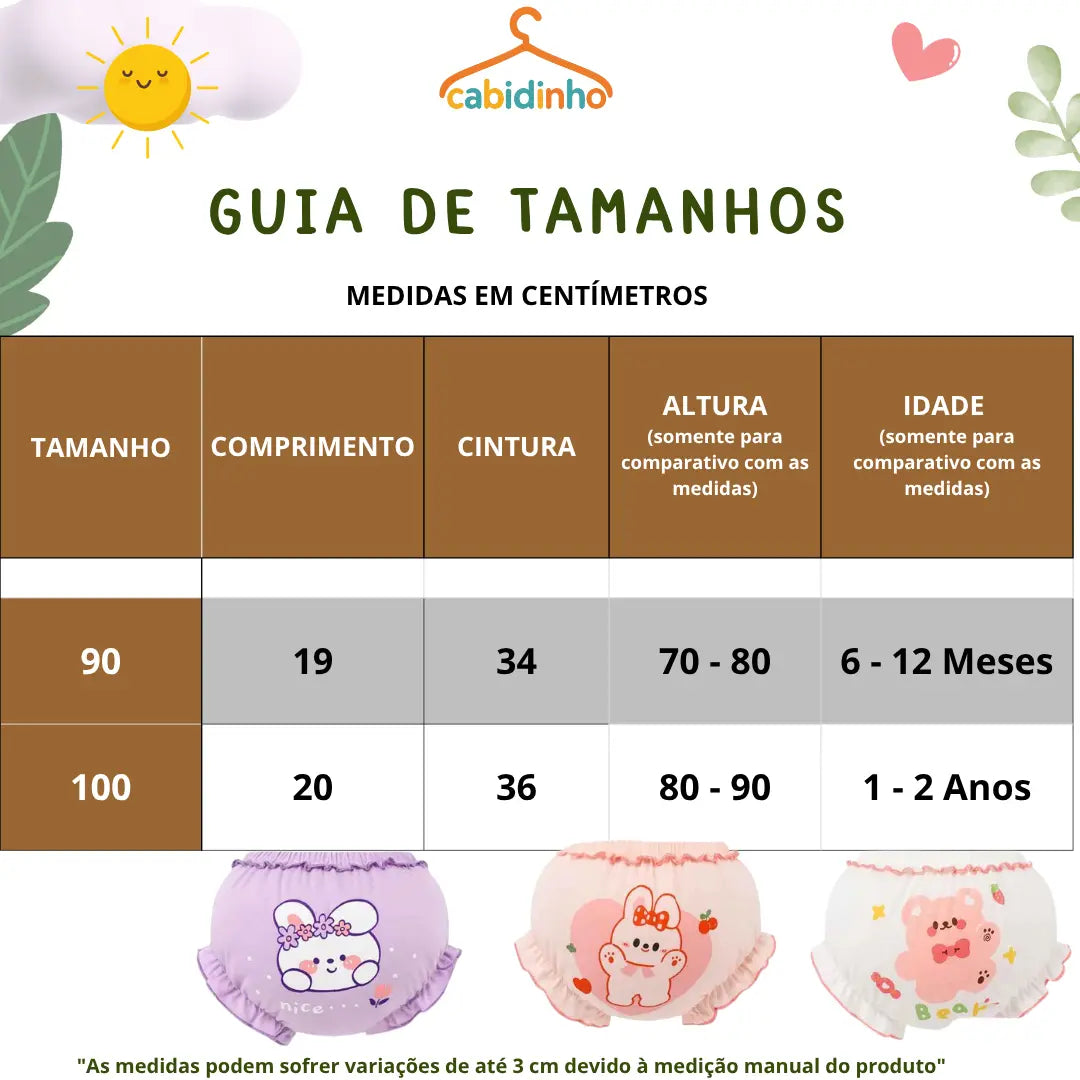 Guia de Tamanhos
