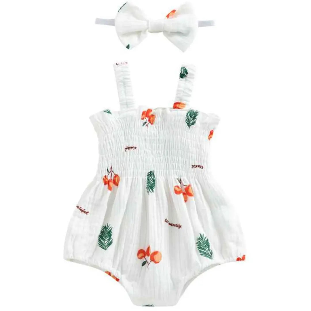 Conjunto Macacão sem Mangas com Estampa Recém-Nascido - Leve 3 Pague 2 - Cocco