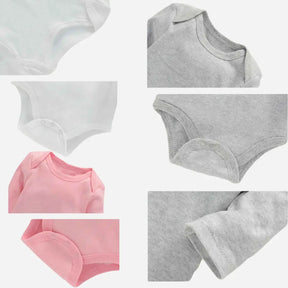 Kit Bodysuit de Algodão Manga Longa Leve 6 Pague 3 - Sam