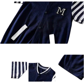 Macacão  Manga Curta Bordado Casual Confortáveis e Macios - Jabelê