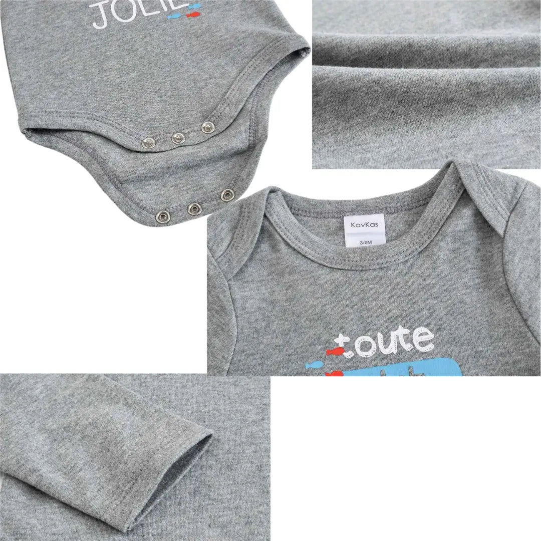 Kit Bodysuit Algodão Manga Longa Compre 6 Pague 3 - Kayky