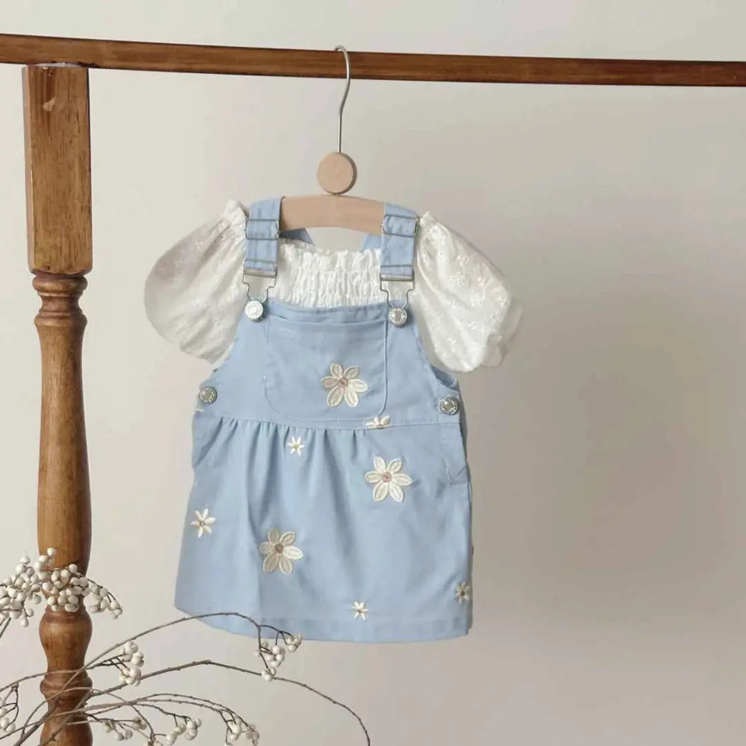 Macacão Infantil Jardineira com Alças e Bolsos - Margarith