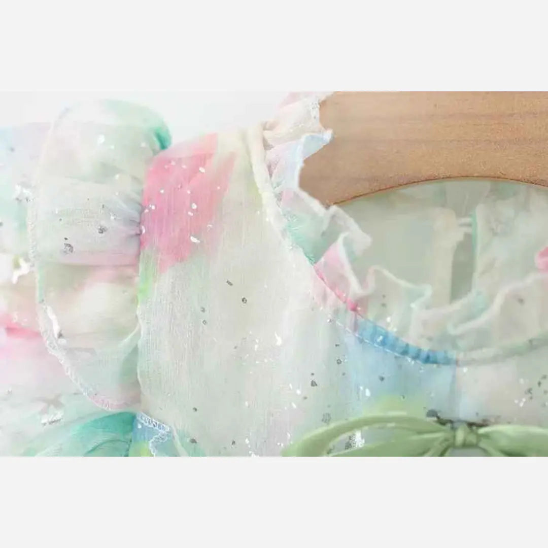 Conjuntos  Vestido Casual Sem Mangas Estampado + Chapéu - Maria Alice